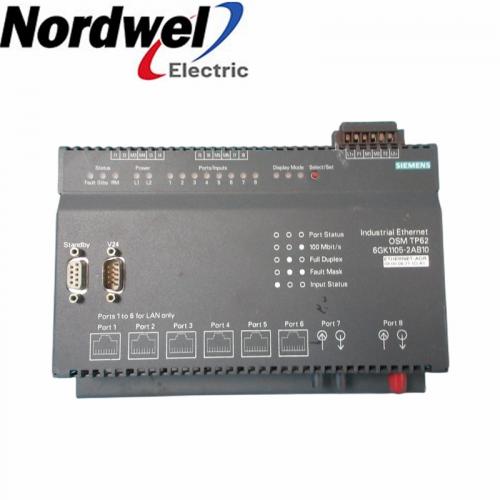 SIEMENS | 6GK1105-2AB10 | TP62 Ethernet Opitical Switch Module
